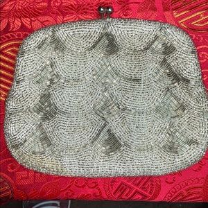 Vintage Japanese hand beaded clutch